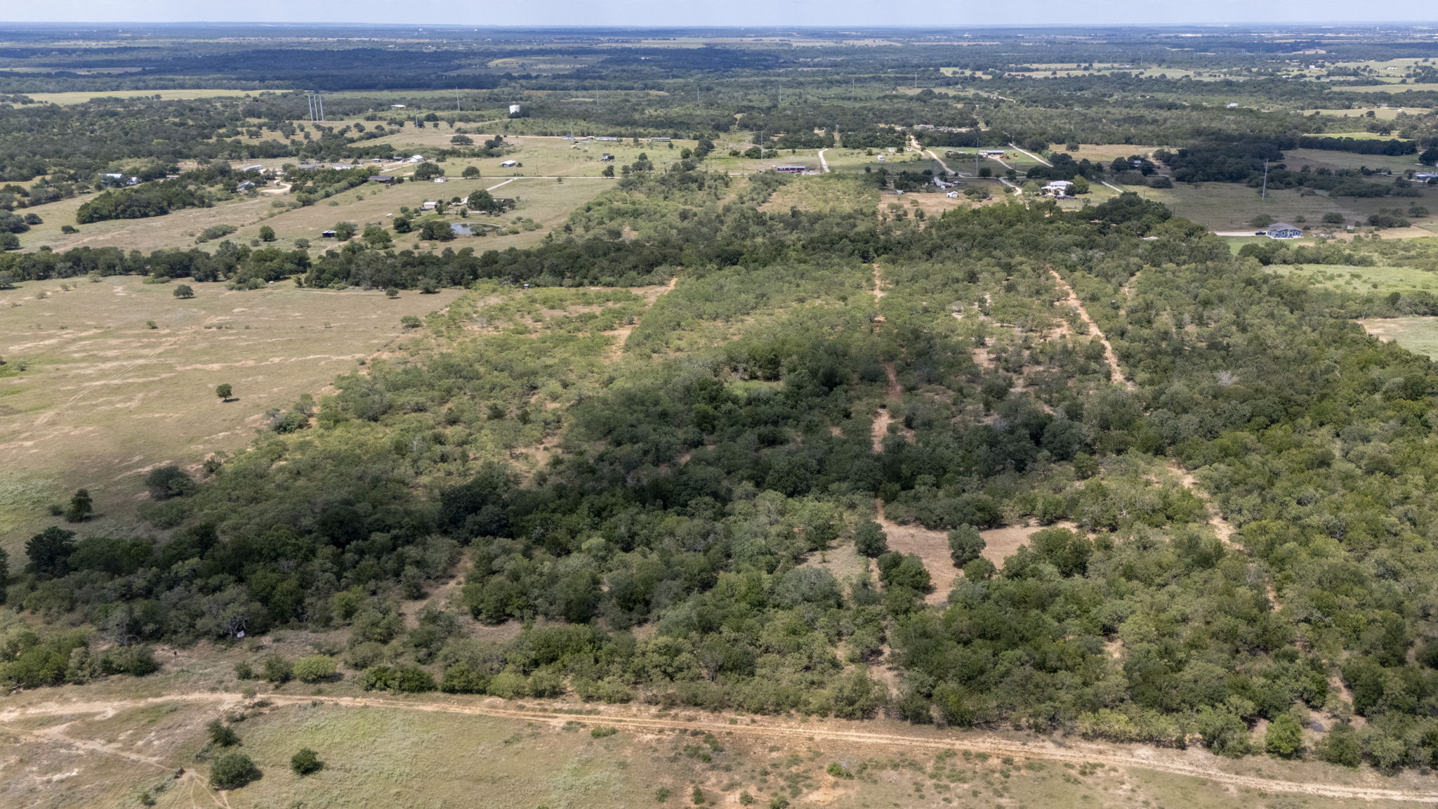 Tbd Fox Lane Lockhart, TX 78644 - Photo 8 of 35 an aerial view of mountain with trees