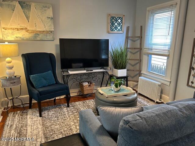 84 Mt Zion Way, Unit 1 Ocean Grove, NJ 07756 - Photo 4 of 16 a living room with furniture and a flat screen tv