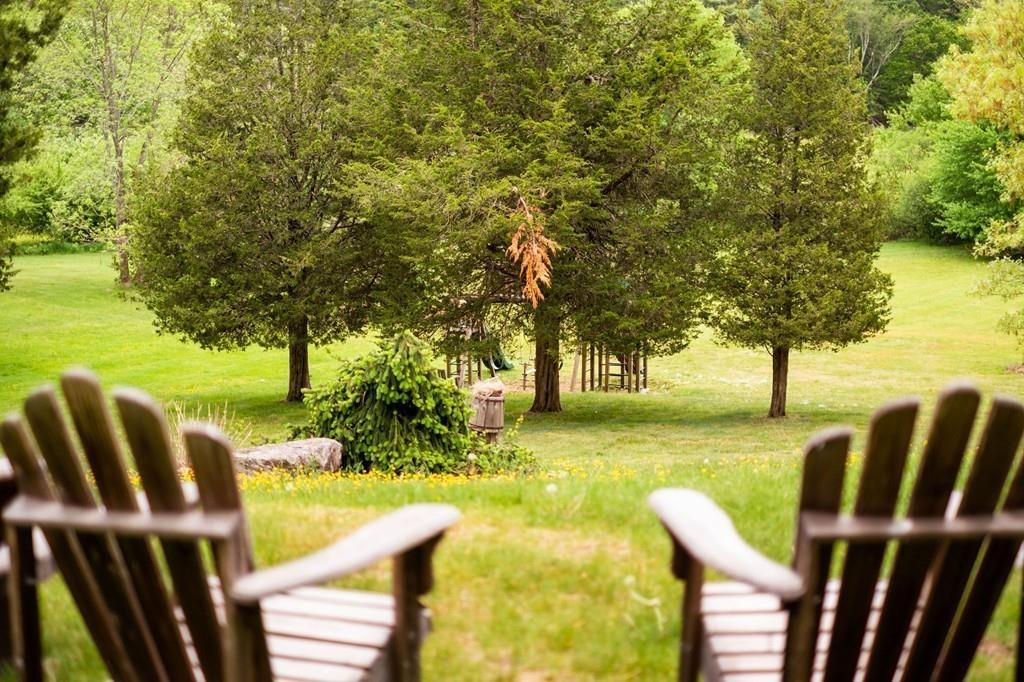 196 Middleton Road Boxford, MA 01921 - Photo 5 of 34 a view of swimming pool with seating area and trees