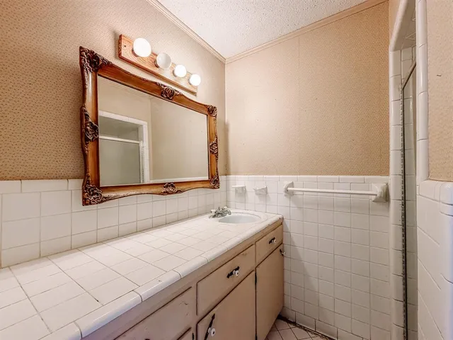 a view of room with stairs and a window