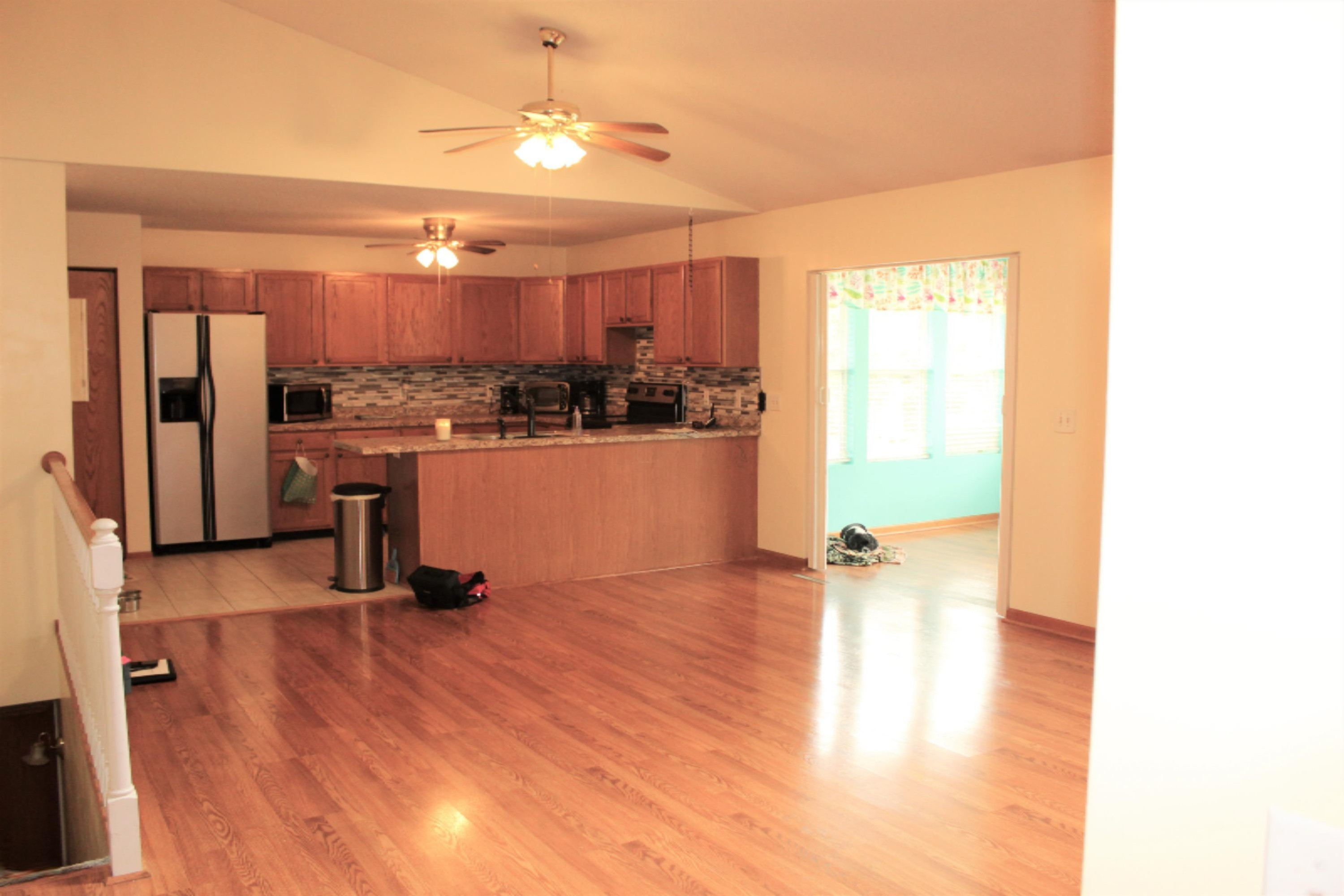 3973 Sweeter Road Twin Lake, MI 49457 - Photo 12 of 32 Open kitchen and living room