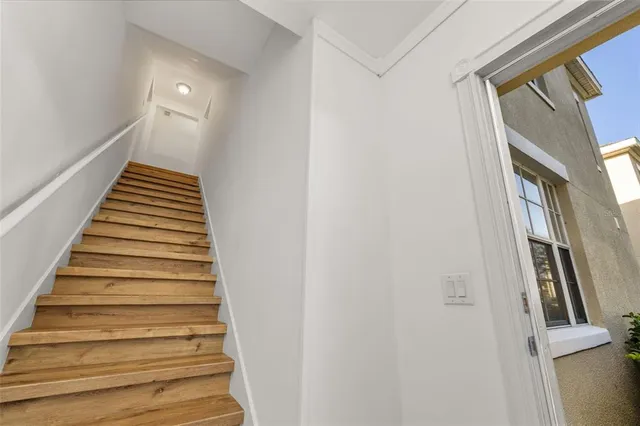 a view of front door