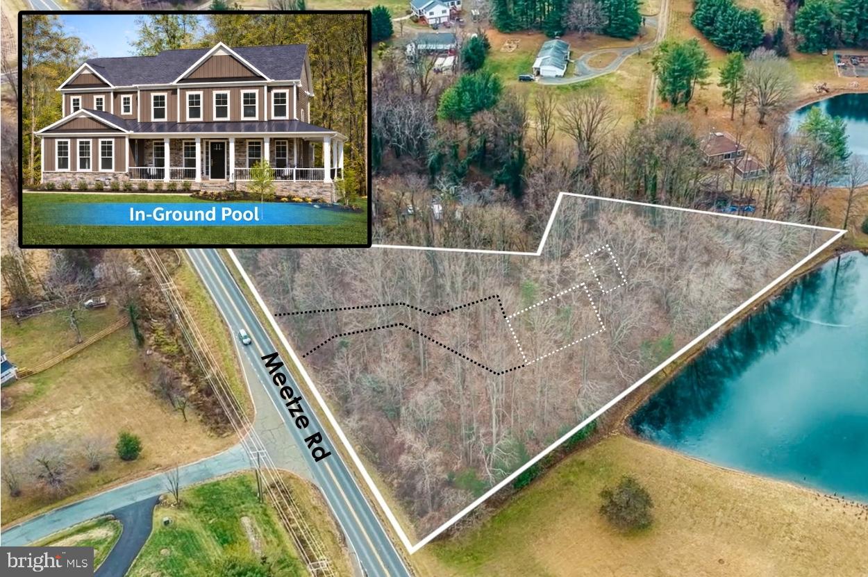 0 Meetze Road Warrenton, VA 20187 - Photo 2 of 18 a view of a lake in front of the house