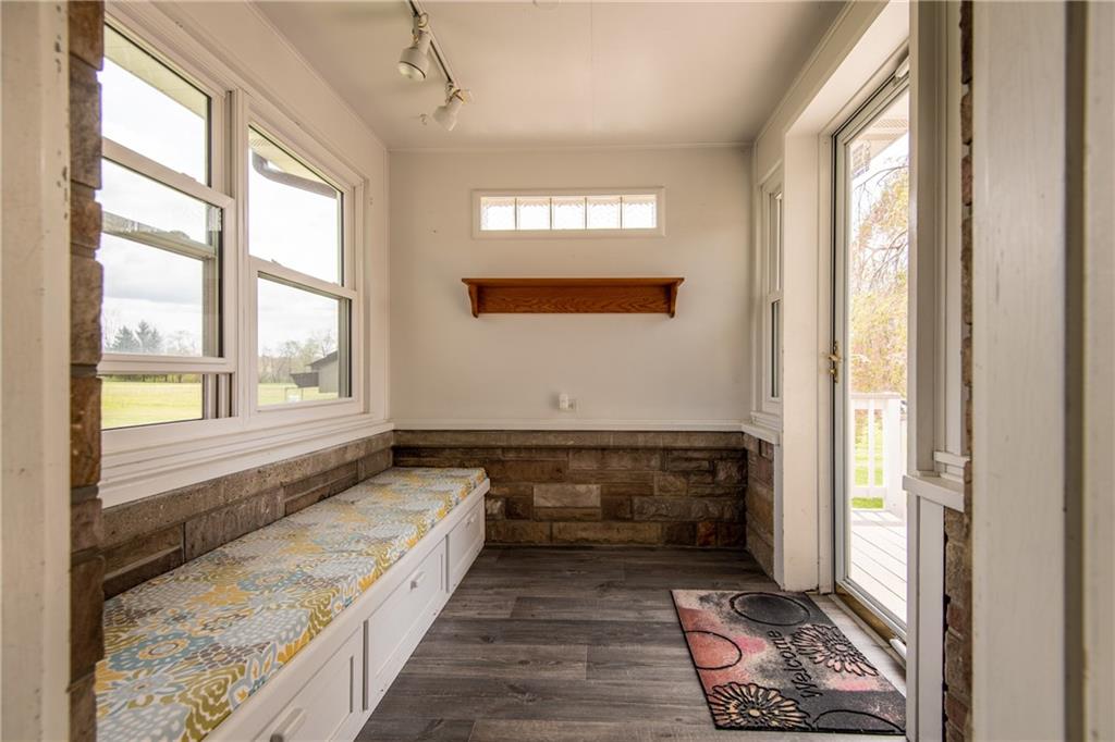 105 Donation Road Greenville, PA 16125 - Photo 14 of 19 Darling Sunroom with built in seating.