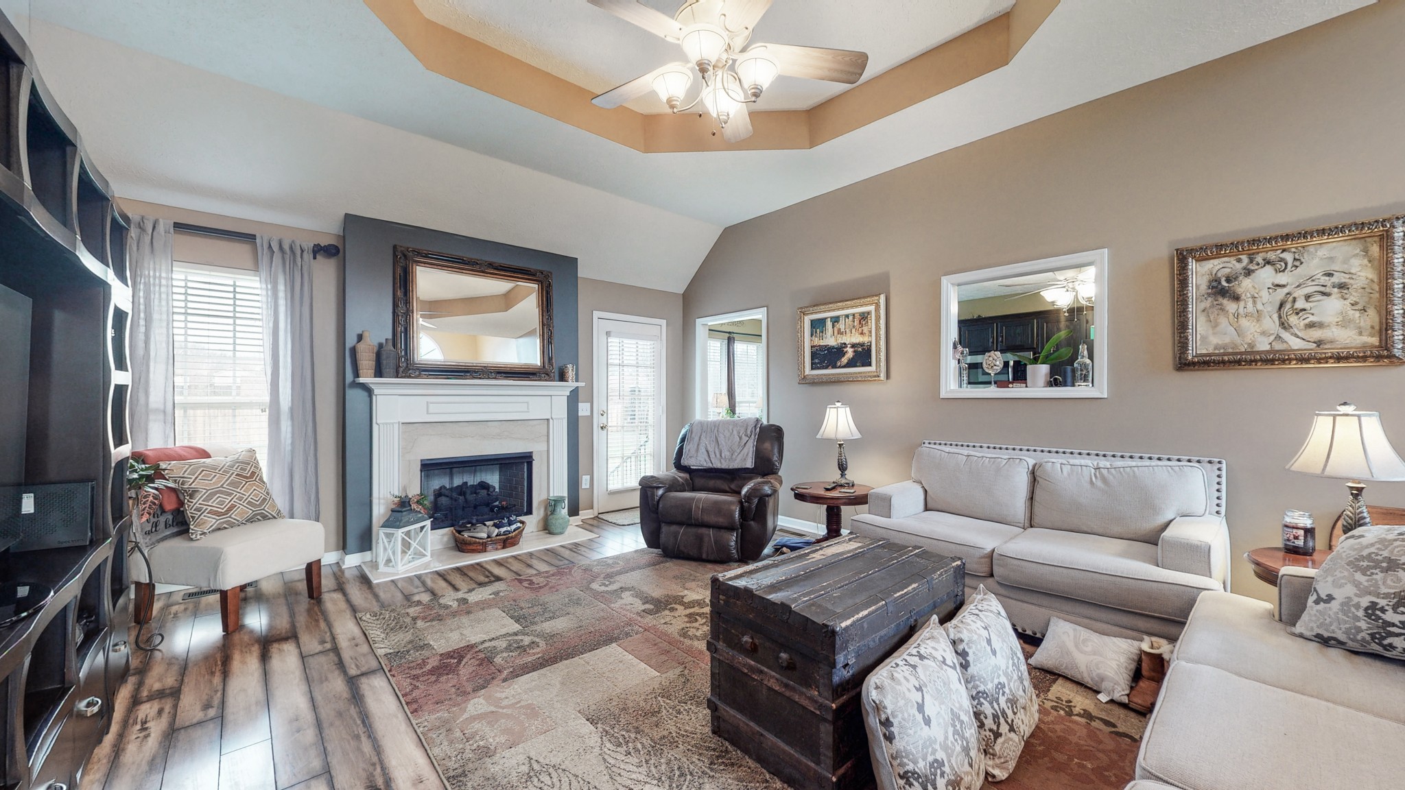 1503 Whitmore Street Lebanon, TN 37087 - Photo 4 of 32 a living room with furniture and a fireplace