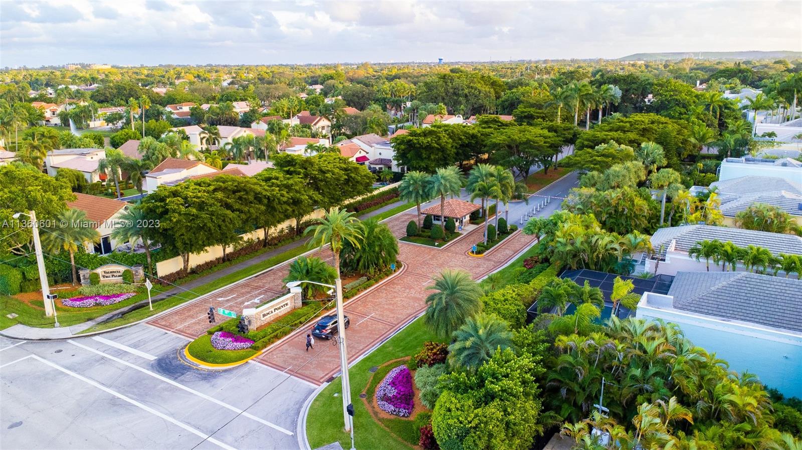 23299 Mirabella Circle North Boca Raton, FL 33433 - Photo 15 of 30 an aerial view of residential houses with outdoor space and street view