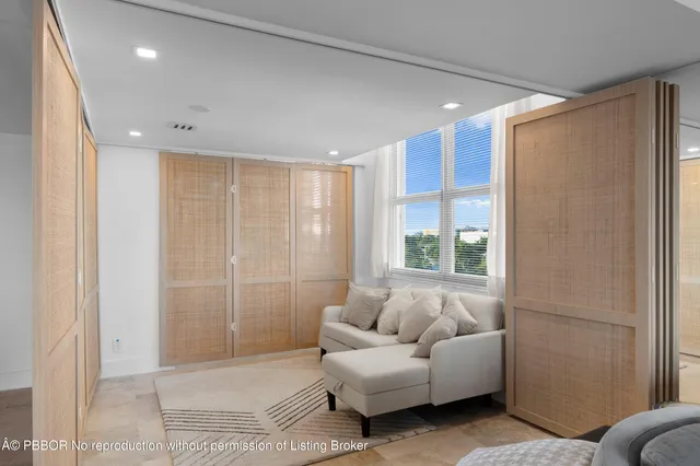 a view of a balcony with outdoor space