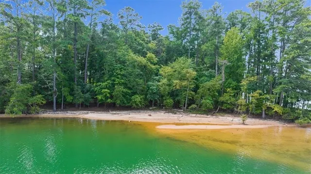 a view of swimming pool with a yard