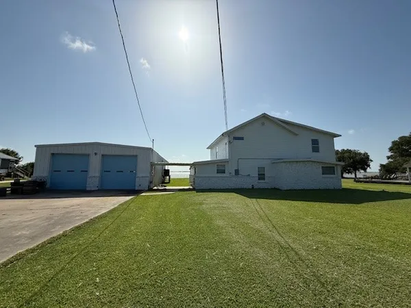 a house view with a outdoor space