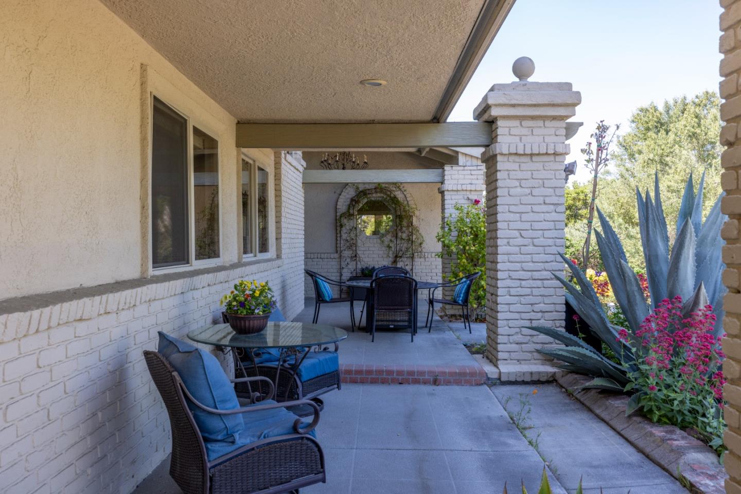 2 Mesa Del Sol Salinas, CA 93908 - Photo 43 of 61 a view of a patio with couches table and chairs and potted plants