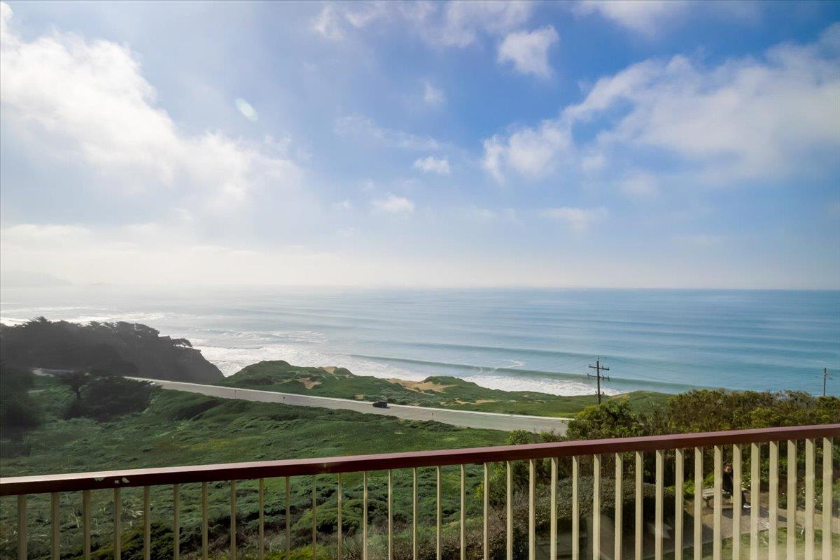 5007 Palmetto Avenue, Unit 42 Pacifica, CA 94044 - Photo 3 of 53 a view of a mountain from a balcony