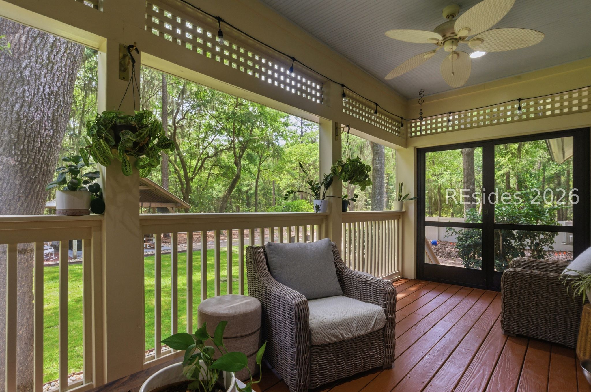 70 Foreman Hill Road Bluffton, SC 29910 - Photo 38 of 53 Screened in back porch