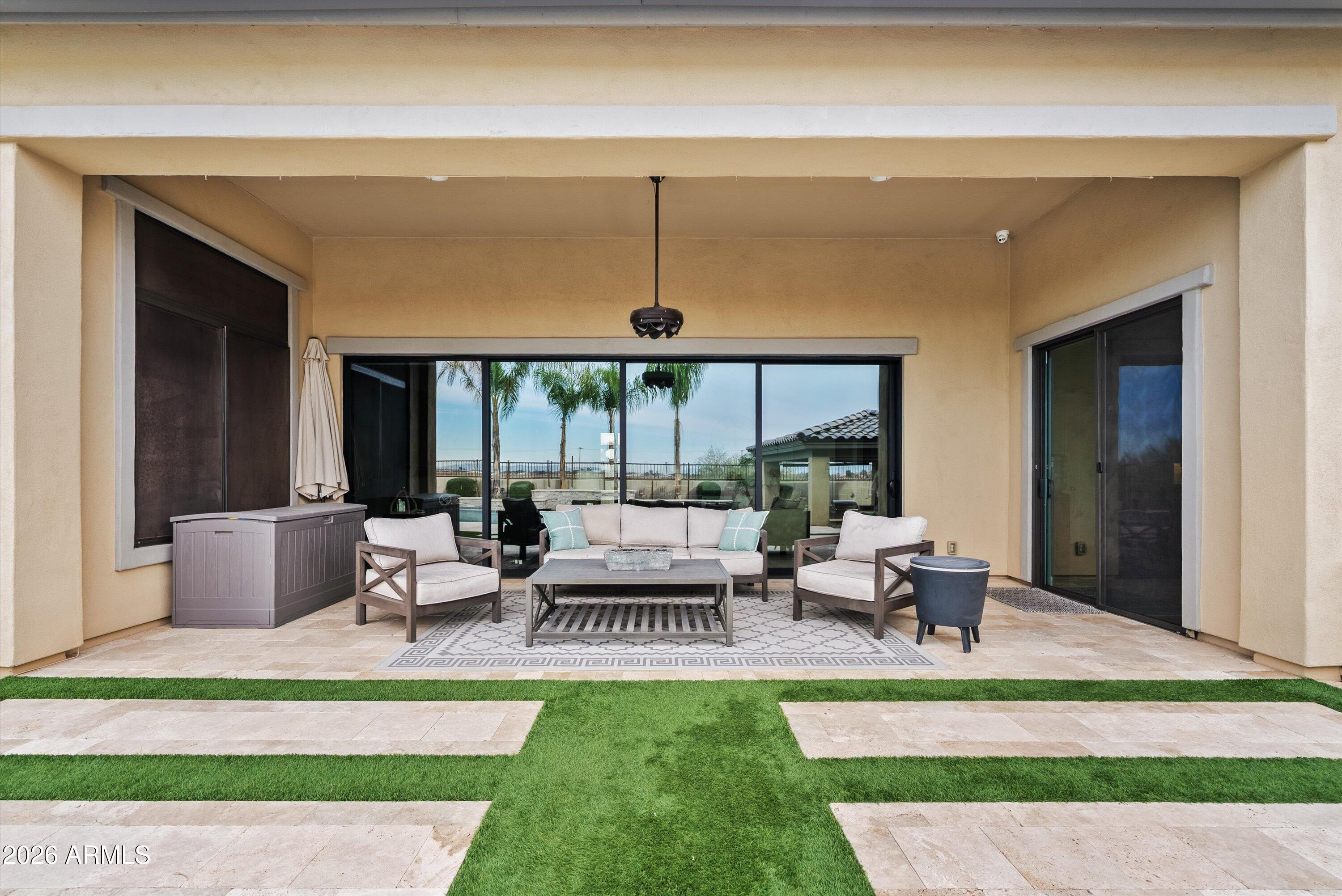 7002 South Portland Avenue Gilbert, AZ 85298 - Photo 34 of 40 a living room with furniture and a large window
