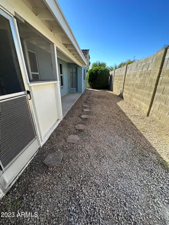 a view of a house with a outdoor space