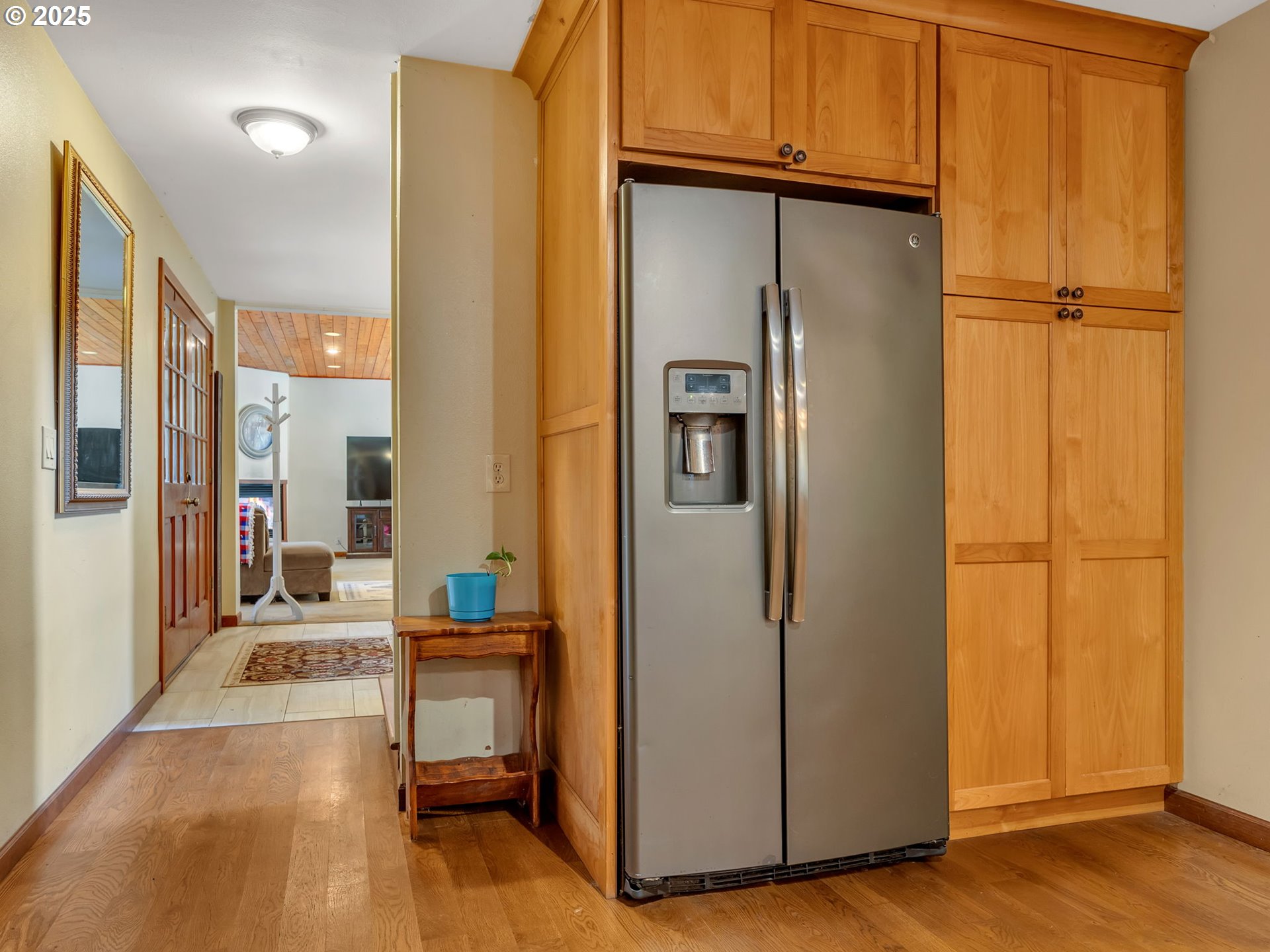 42274 Ziak-Gnat Creek Road Astoria, OR 97103 - Photo 13 of 48 a view of a hallway with bathroom and wooden floor