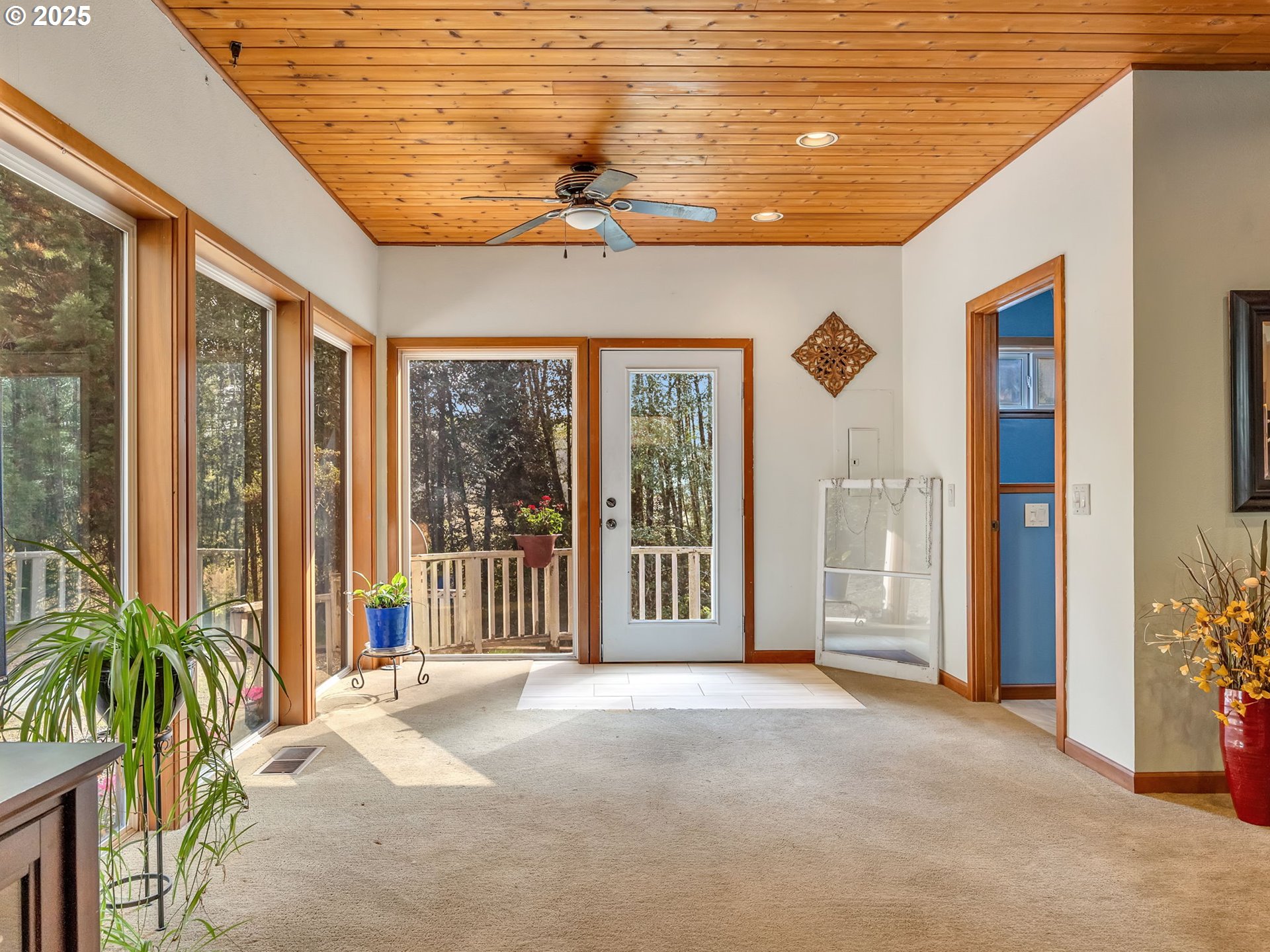 42274 Ziak-Gnat Creek Road Astoria, OR 97103 - Photo 10 of 48 a view of a porch with a backyard