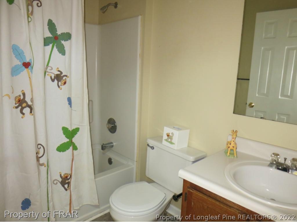 6875 Green Creek Road Fayetteville, NC 28314 - Photo 21 of 26 a bathroom with a sink and toilet