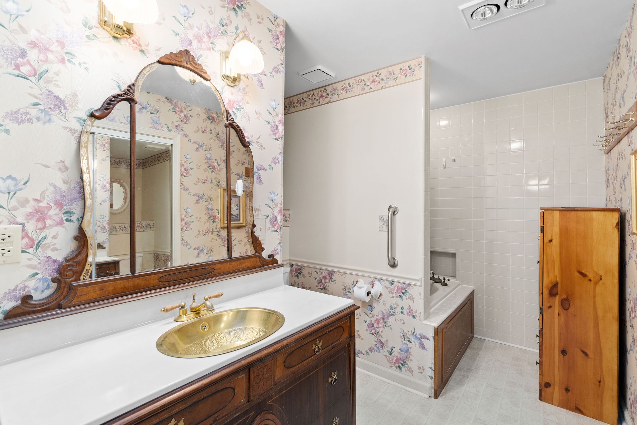 3250 Luther Ragan Road Palmyra, TN 37142 - Photo 19 of 44 a bathroom with a sink double vanity and a mirror