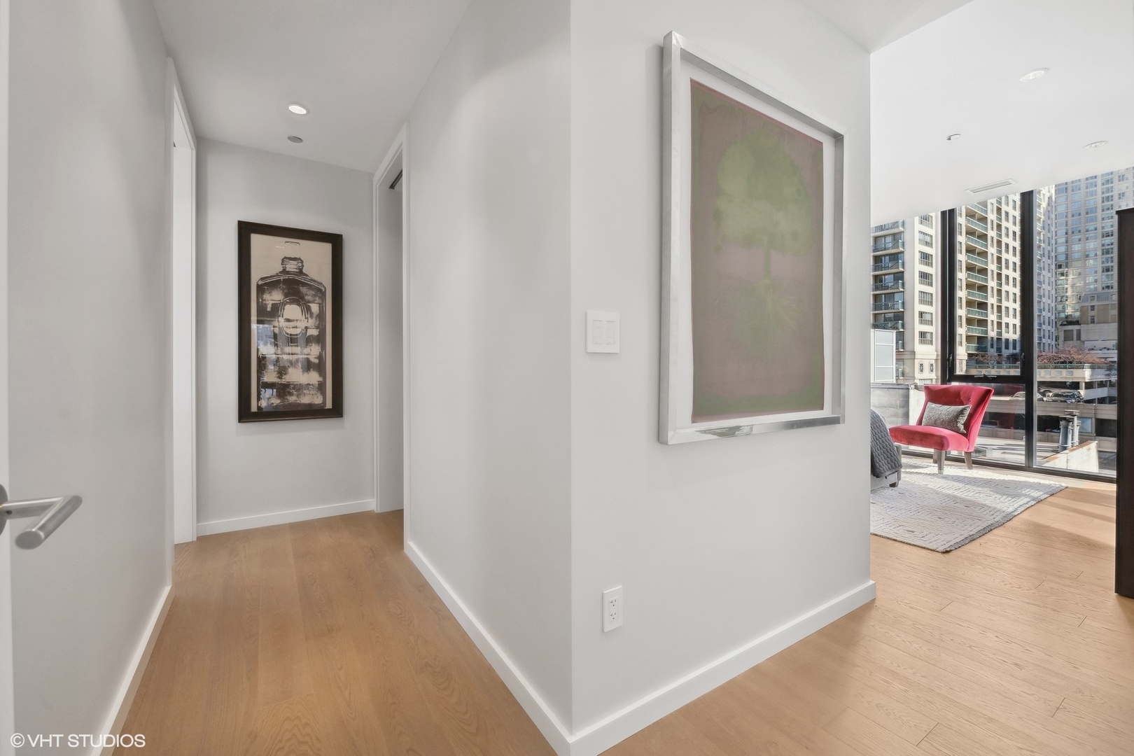 56 West Huron Street, Unit 6 Chicago, IL 60654 - Photo 26 of 32 a view of a hallway with workspace