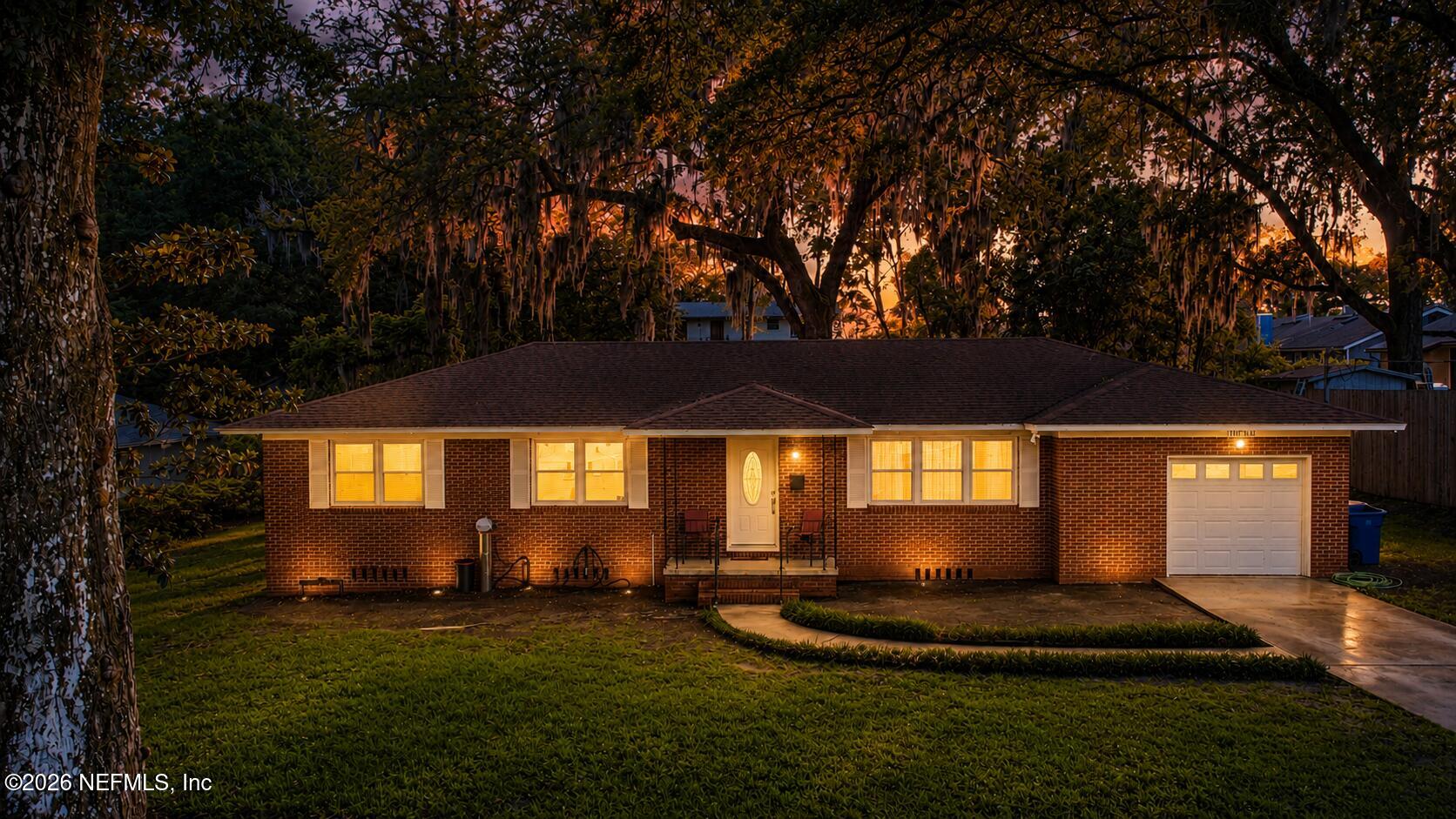 1050 Chapeau Road Jacksonville, FL 32211 - Photo 2 of 28 Front Exterior Aerial View Twilight