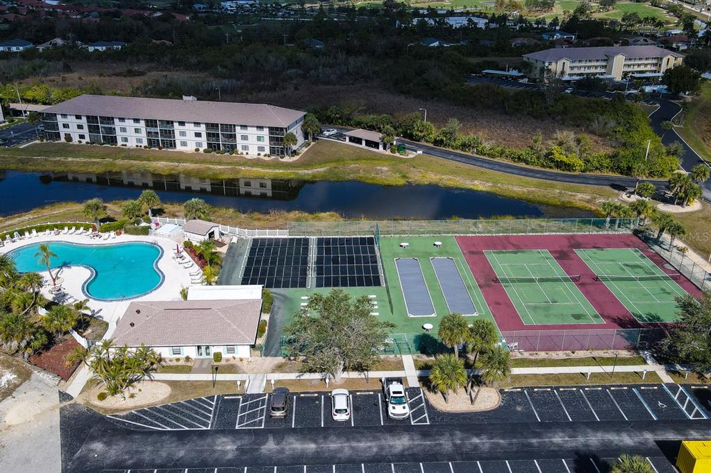 175 Kings Highway, Unit A7 Punta Gorda, FL 33983 - Photo 2 of 36 an aerial view of a house with lake view