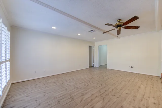 wooden floor in an empty room