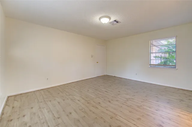 wooden floor in a room