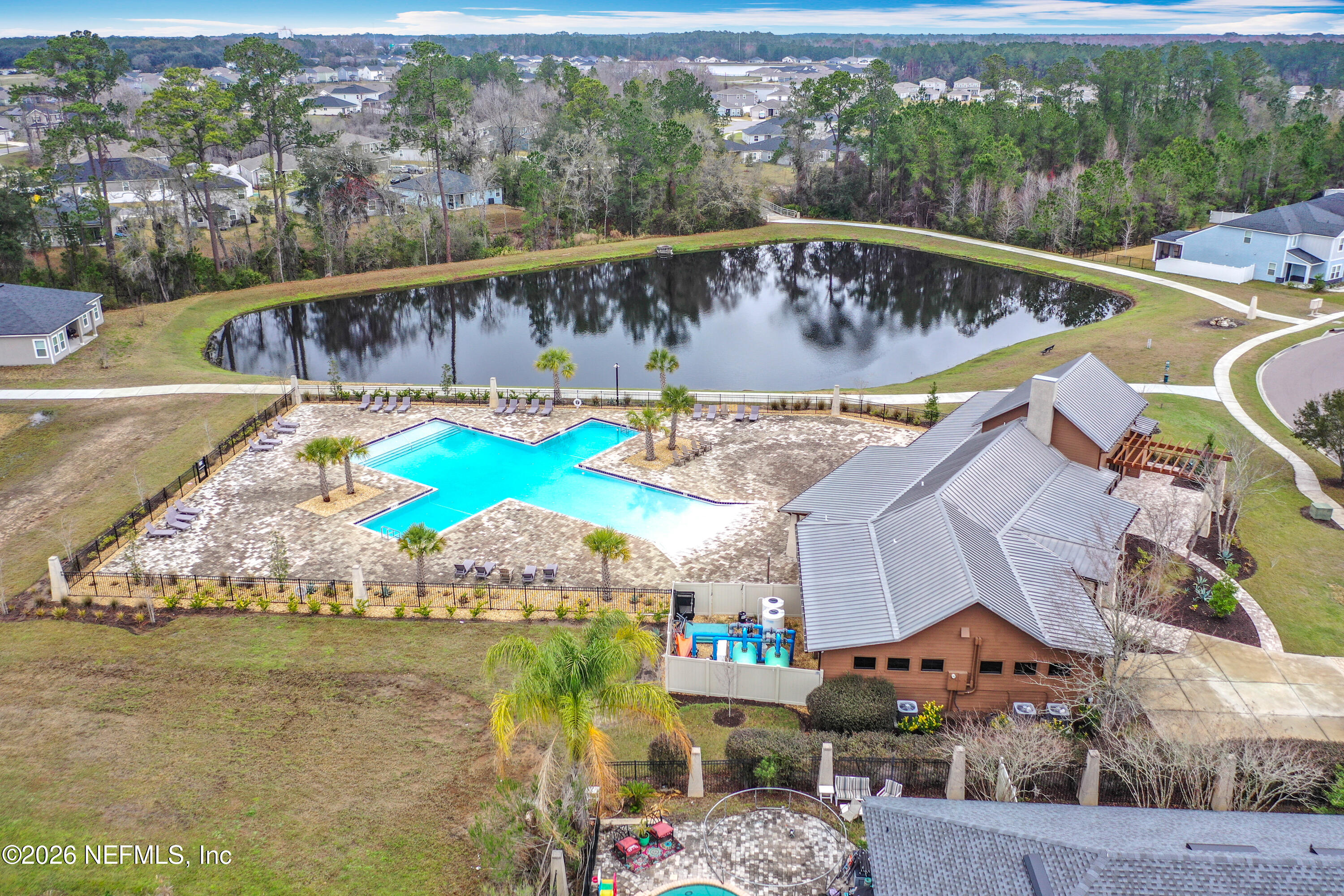 1360 Tan Tara Trail Jacksonville, FL 32221 - Photo 23 of 23 a view of a swimming pool with a patio