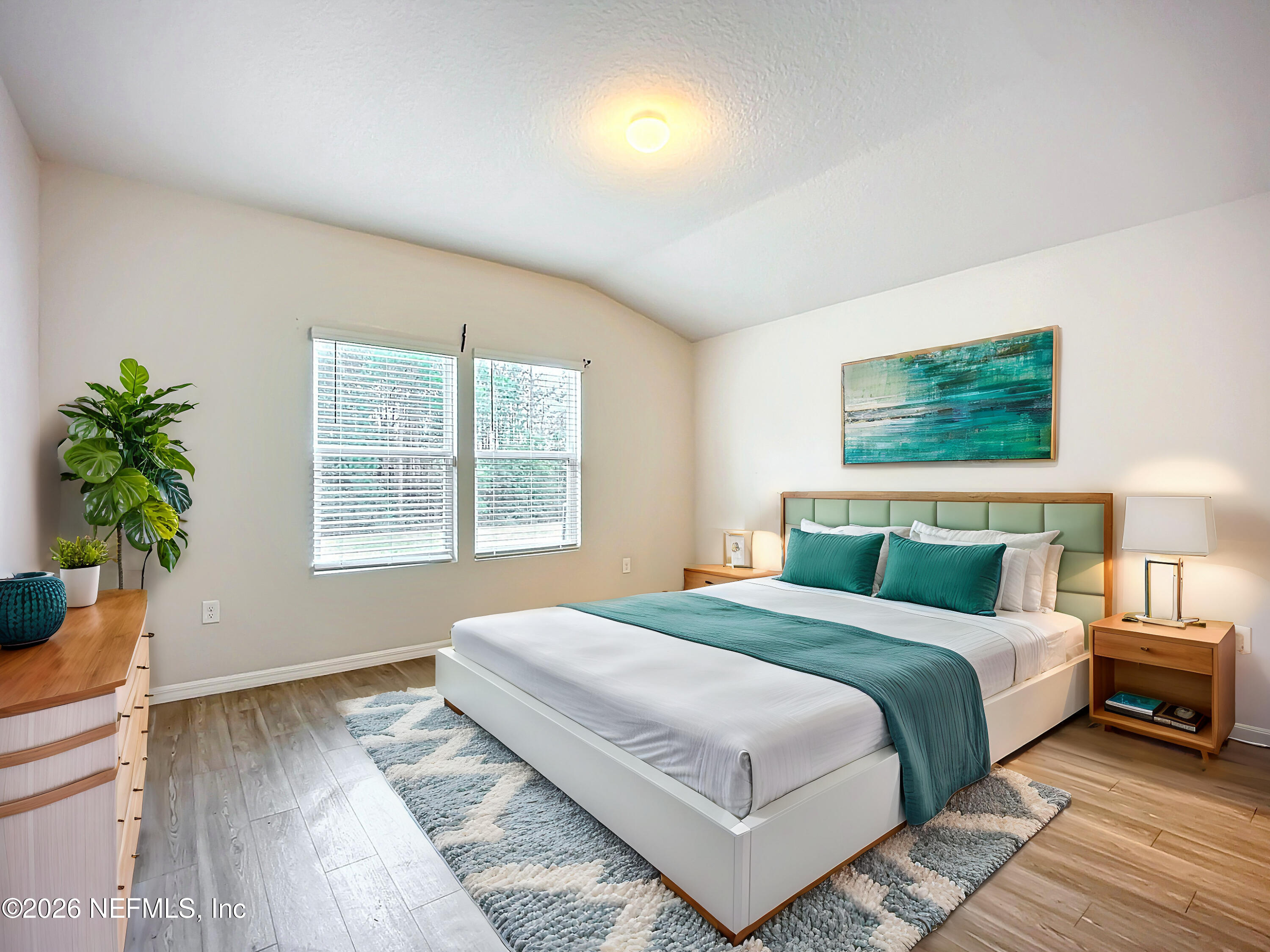 1360 Tan Tara Trail Jacksonville, FL 32221 - Photo 7 of 23 a bedroom with a bed lamp and window