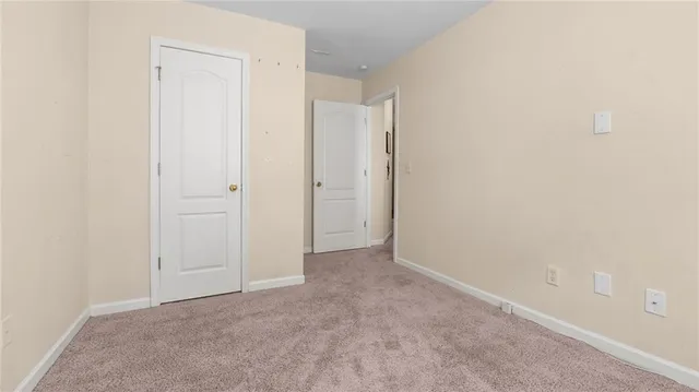 a view of an empty room