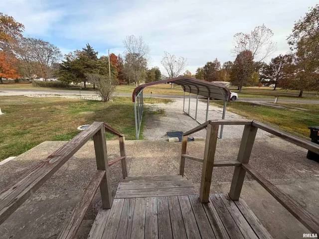 a view of lake from balcony