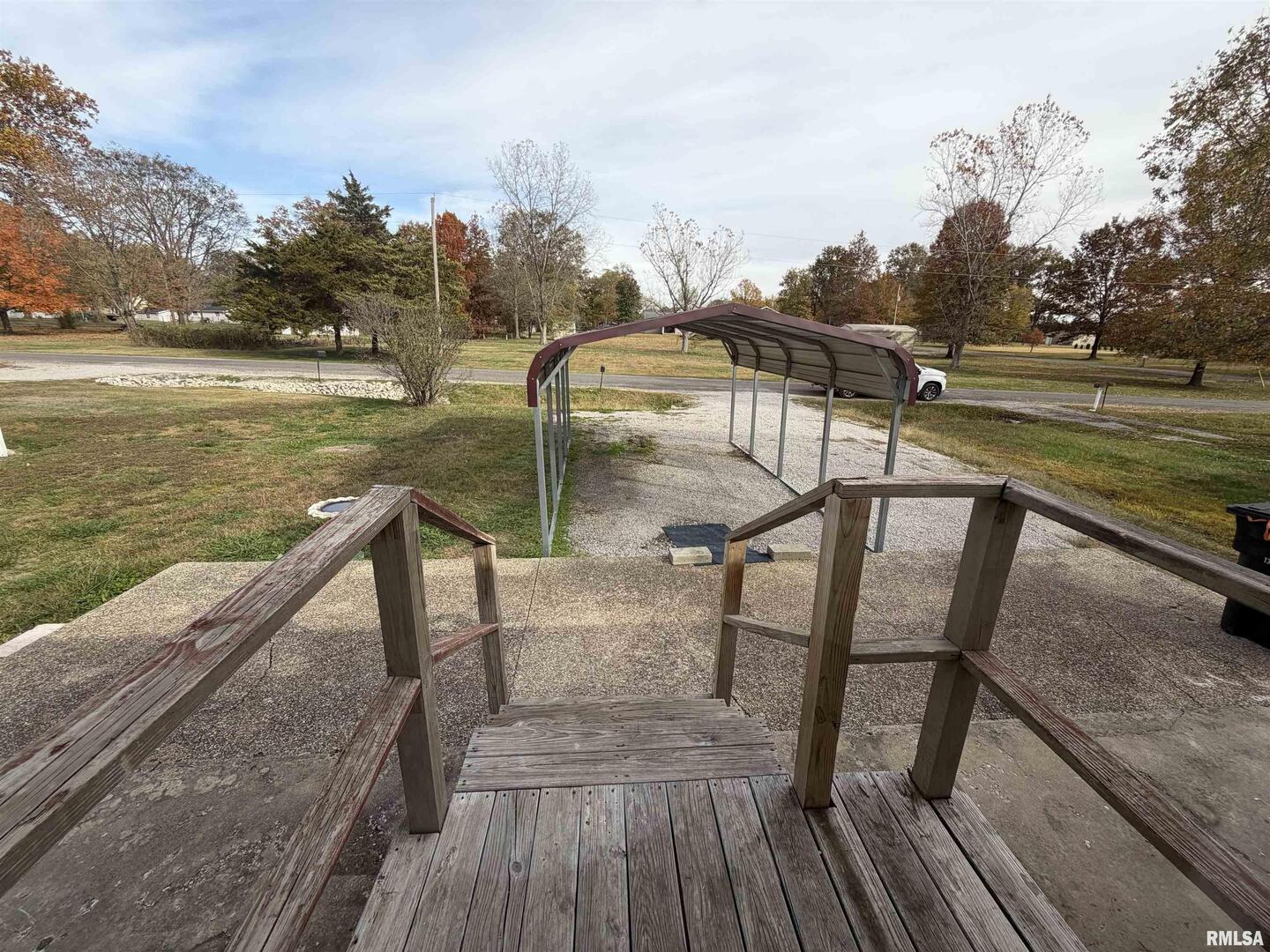 507 Wortby Street Odin, IL 62870 - Photo 5 of 15 a view of lake from balcony
