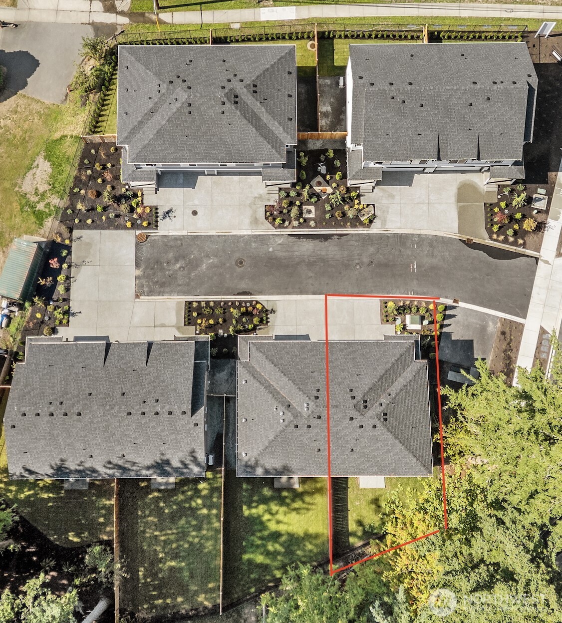 114 A 169th Place Southwest Bothell, WA 98012 - Photo 2 of 31 an aerial view of a house with outdoor space swimming pool