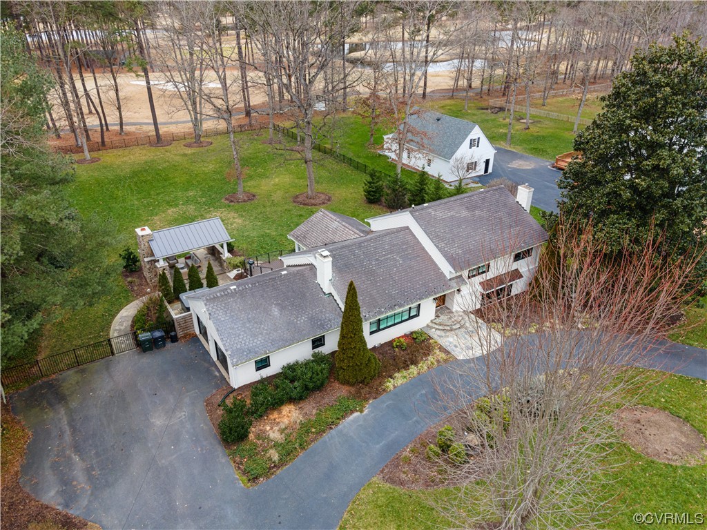 2600 Radstock Road Midlothian, VA 23113 - Photo 2 of 39 an aerial view of a house with garden space and street view