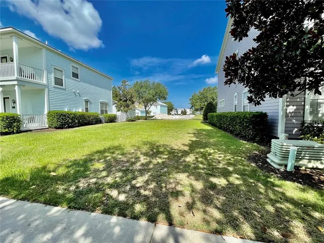 a house view with a garden space
