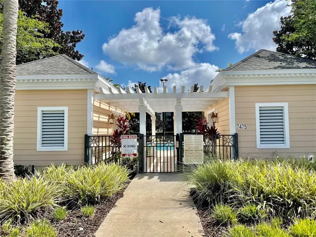 a view of a street with sitting area