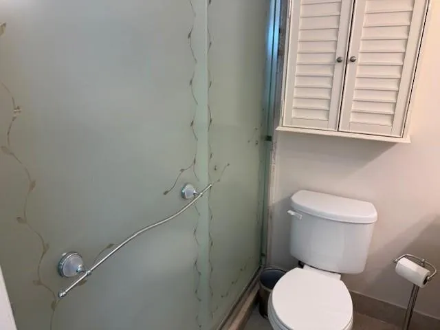 a white toilet sitting next to a window