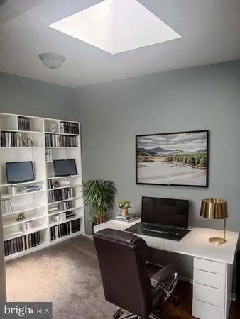 a view of workspace with furniture
