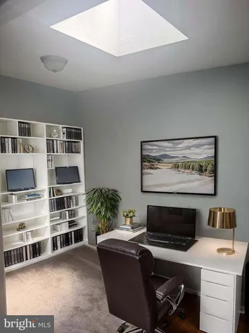 a view of workspace with furniture