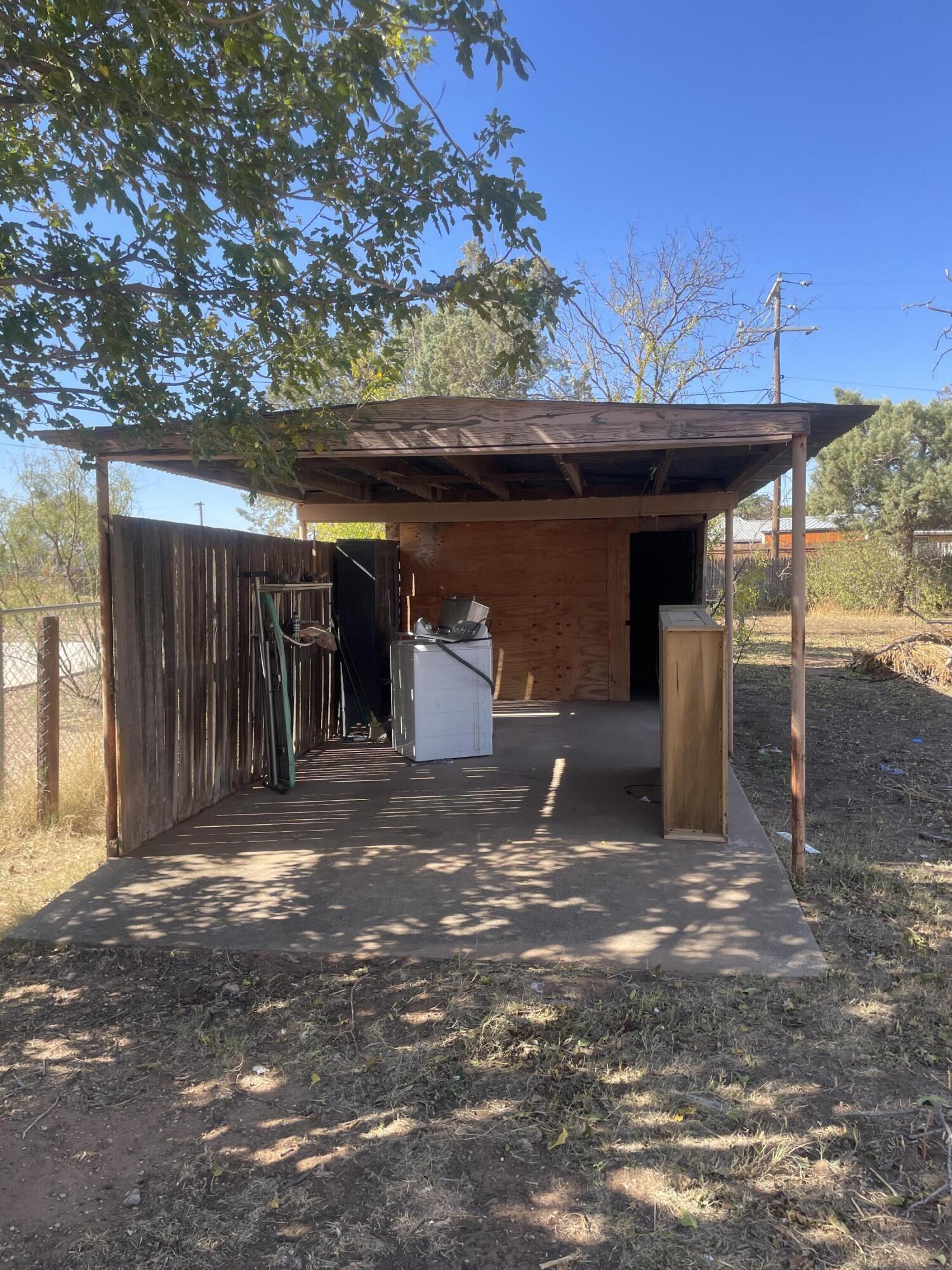 101 S Avenue Post, TX 79356 - Photo 17 of 19 a view of a car park in front of a house