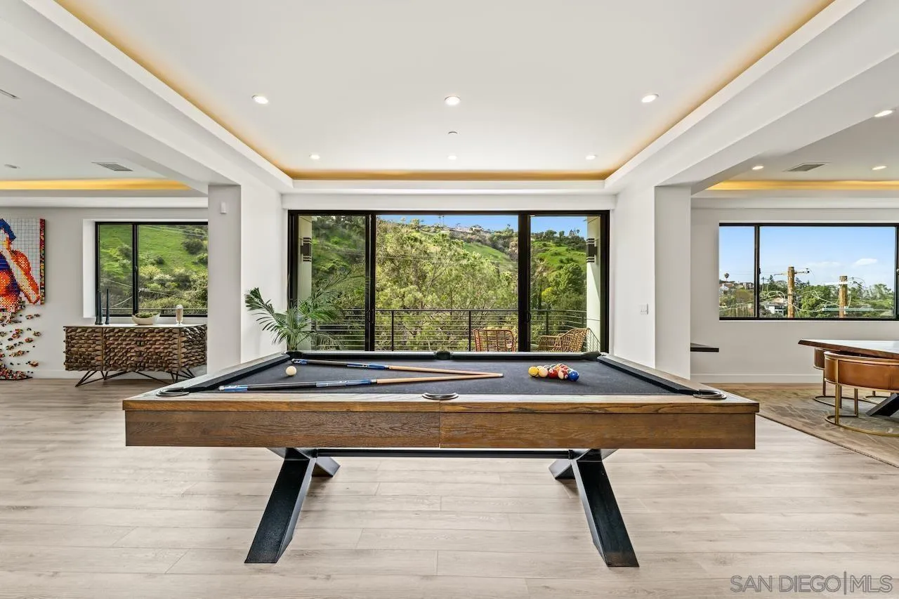 3820 Knobhill Drive Sherman Oaks, CA 91423 - Photo 12 of 75 a room with furniture pool table table and windows