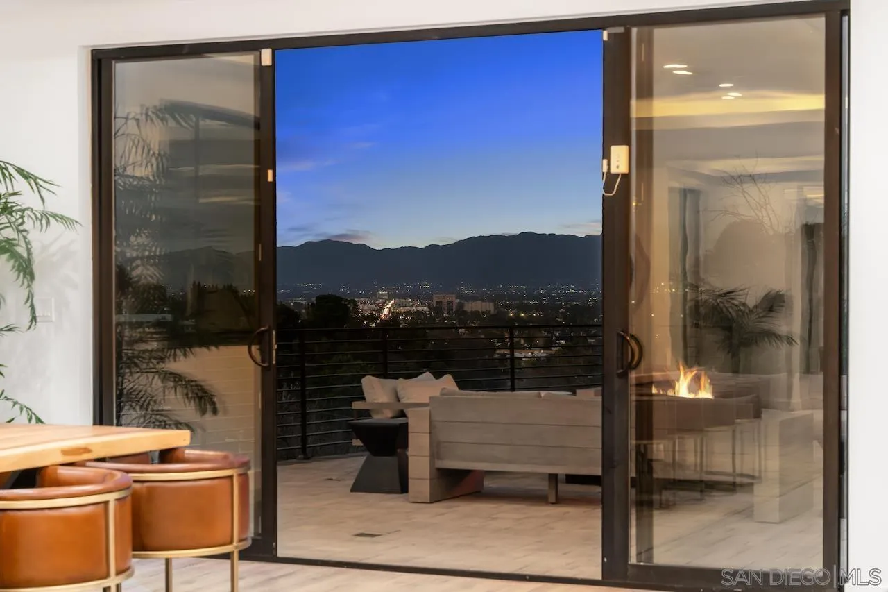3820 Knobhill Drive Sherman Oaks, CA 91423 - Photo 18 of 75 a view of a balcony with a bench