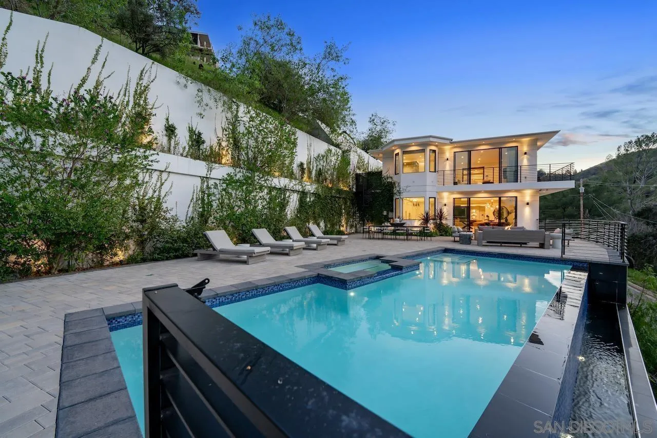 3820 Knobhill Drive Sherman Oaks, CA 91423 - Photo 19 of 75 a view of swimming pool with outdoor seating