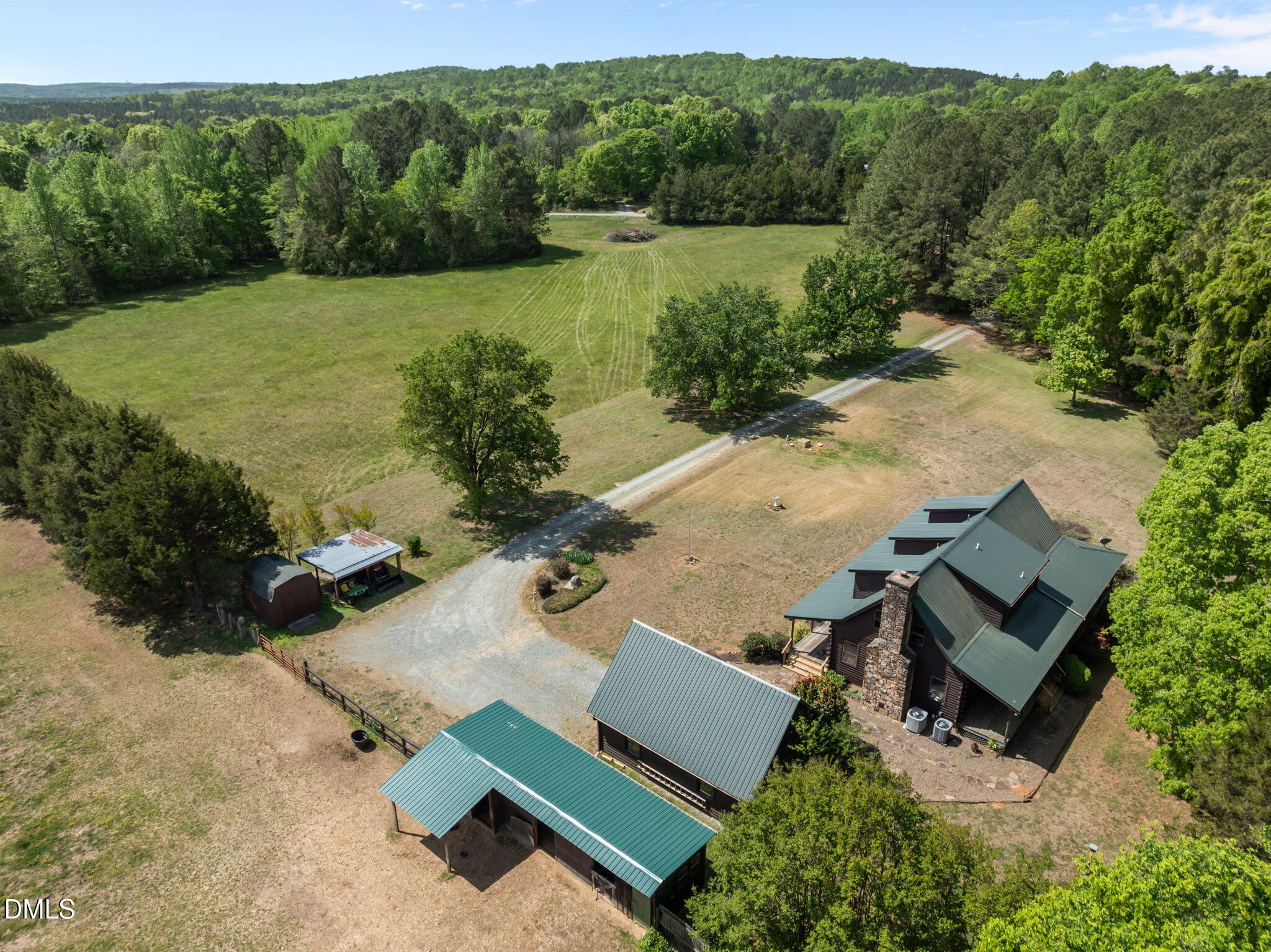 643 Old Stonehouse Road Chapel Hill, NC 27516 - Photo 5 of 63 an aerial view of a house with mountain view