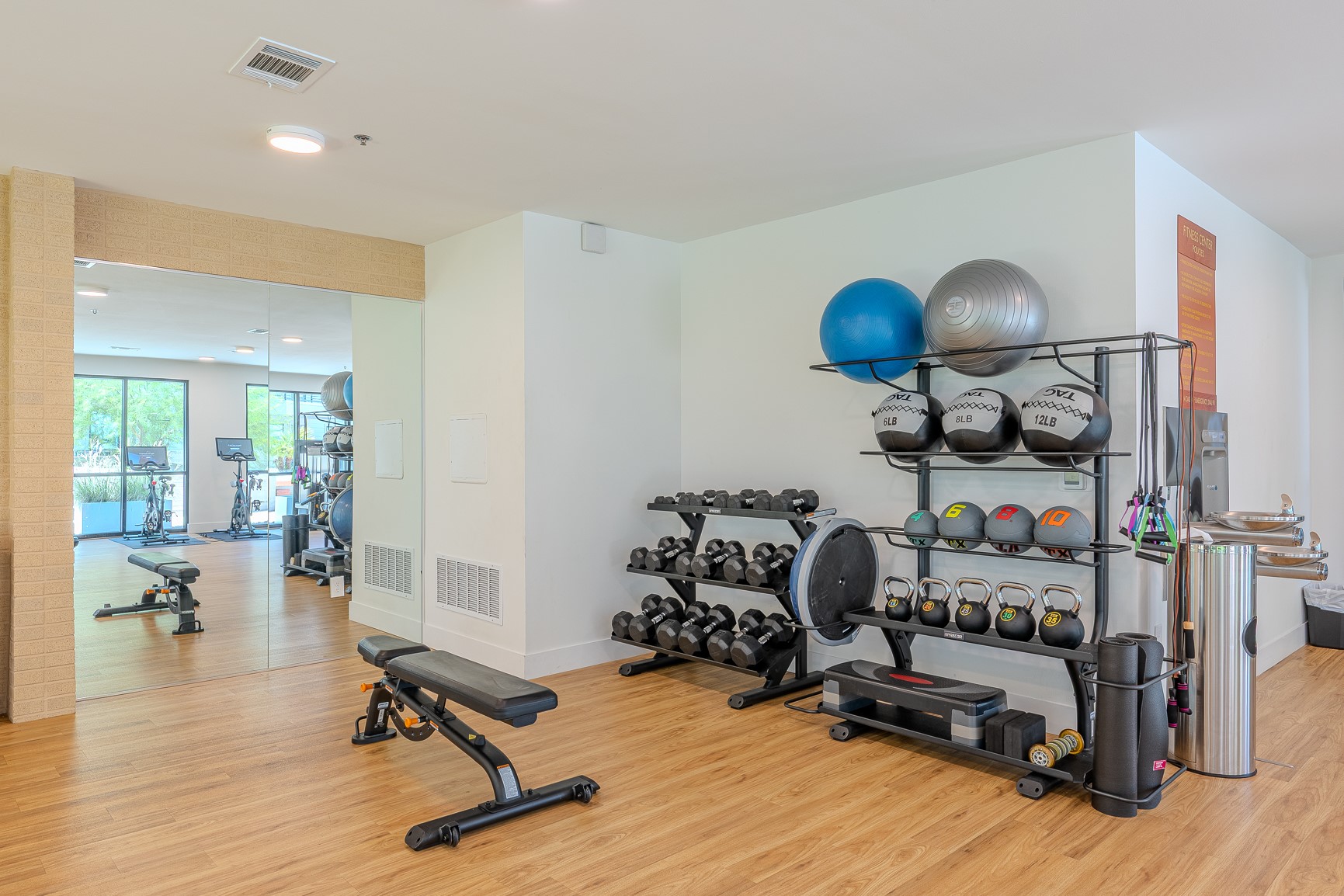 1701 Simond Avenue, Unit 201 Austin, TX 78723 - Photo 18 of 20 a view of a room with gym equipment