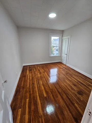 wooden floor in a room