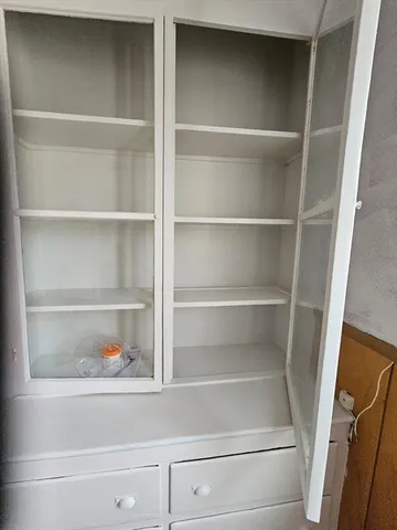 a close view of closet