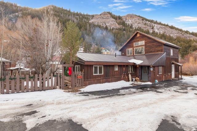 2189 Samak Park Loop, Unit 43 Kamas, UT 84036 - Photo 6 of 48 View of front of home with a mountain view and a metal roof