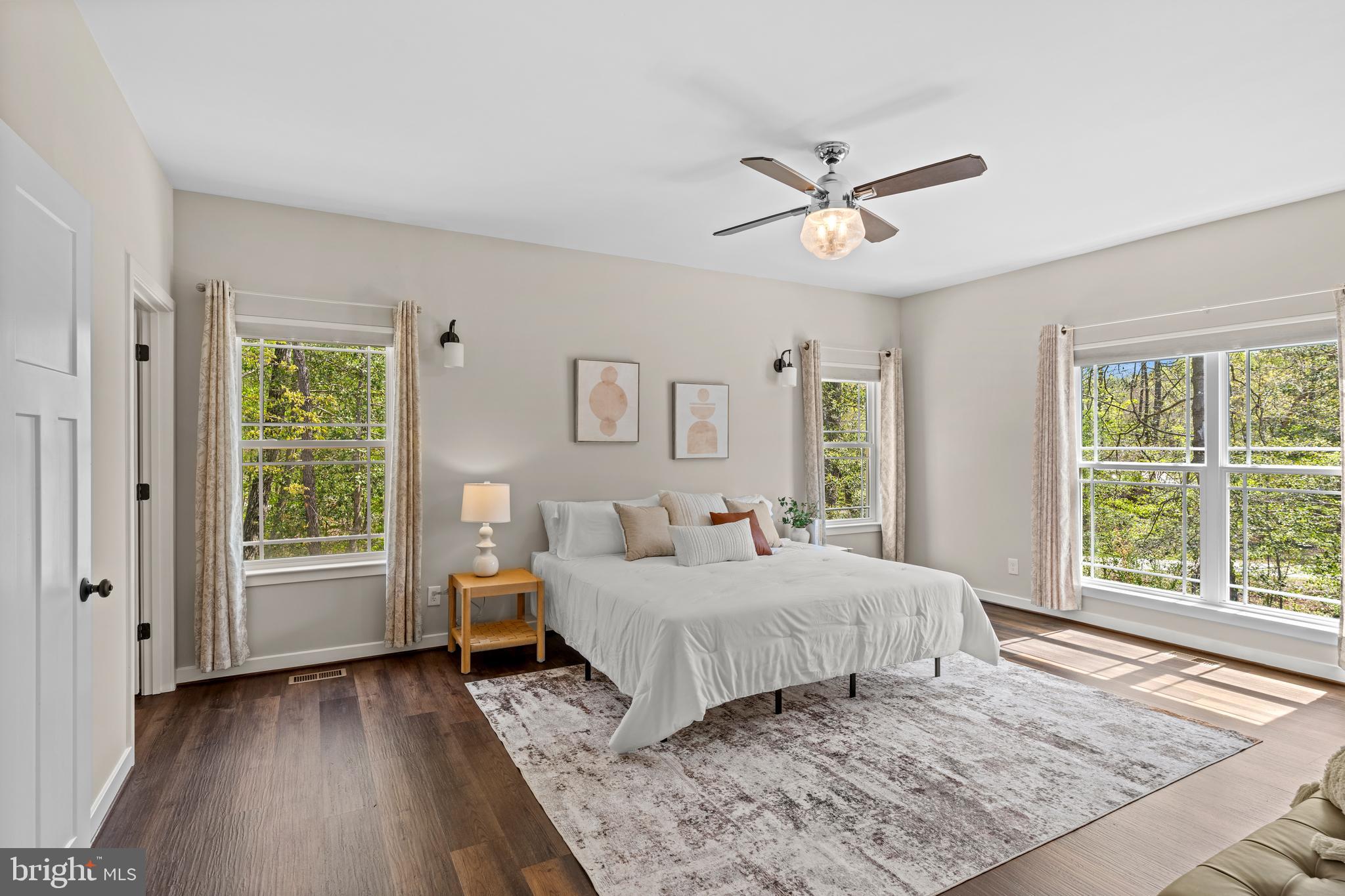 7195 Compass Court King George, VA 22485 - Photo 18 of 58 a bedroom with a large bed and a window
