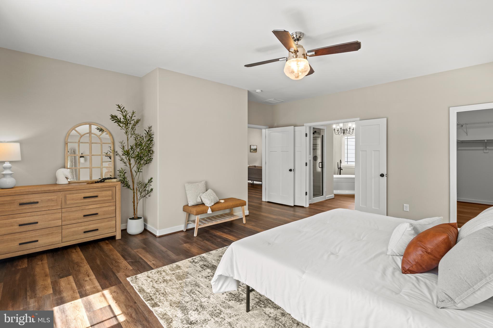 7195 Compass Court King George, VA 22485 - Photo 19 of 58 a bedroom with a bed and a dresser